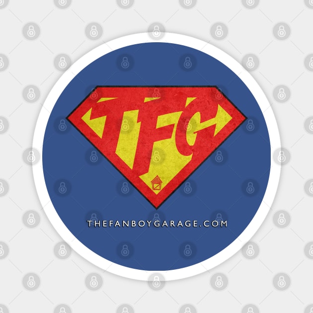 Fanboy Garage Super Logo Magnet by Thefanboygarage